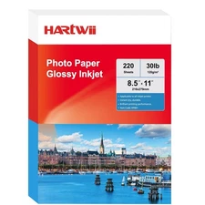 220 Sheets Inkjet Glossy Thin Paper 8.5x11 inch 30lb 120gsm A4 Letter Size Fo...