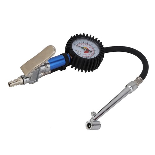 12 Bar Self Clamping Tire Inflator With Air Pressure Gauge And Quick Air New - Picture 19 of 22