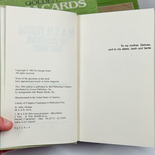 Vtg MASH Golden Trivia Cards Game Original 1984 Edition + Cards + Book Complete - Picture 3 of 12