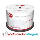50x Top CD-R Rohlinge 80Min 700MB 52x Spindel bedruckbar wasserfeste Oberfläche