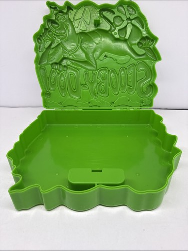 VTG 90’s SCOOBY DOO Green Plastic Pencil Case Storage Toy Box Holder Container - Picture 5 of 7