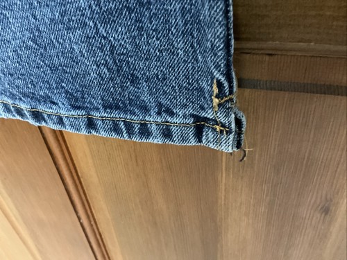 Wrangler Cash Sz 14 Regular Boys Jeans Medium Wash Split Leg - Picture 4 of 5