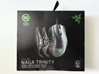 Razer Naga Trinity USB MMO/MOBA Gaming Mouse Black Changeable Side Button SEALED