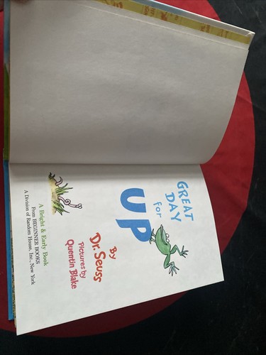 *KIDS* Dr. Seuss - Great Day For UP (1974, VINTAGE Hardcover Book) - Picture 5 of 15