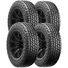 (QTY 4) LT285/65R20 Bridgestone Dueler A/T Ascent 127/124S LRE Black Wall Tires