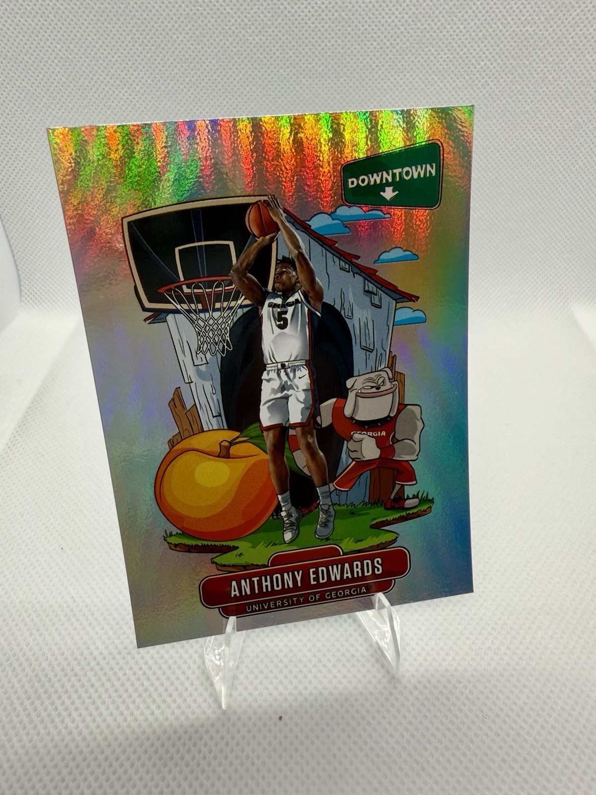 2020-21 Panini Prizm Draft Picks - Downtown Anthony Edwards #D-4 (RC)