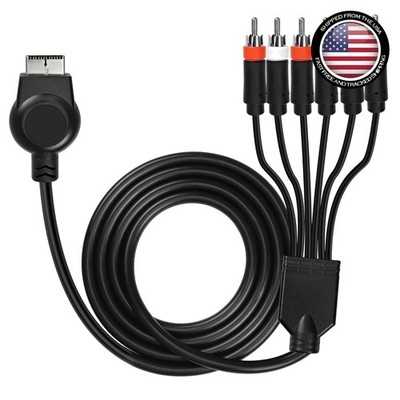 1.8M HD RCA Audio Video Cable for PS2/PS3 - Crystal Clear Gameplay Experience