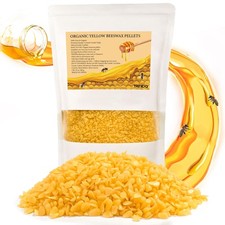 Beeswax Pellets 2LB32 oz 100 Organic Yellow Bees Wax for DIY Candles Beeswax...