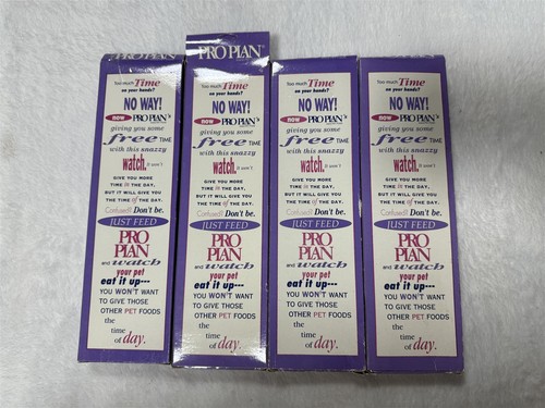 VINTAGE PURINA PRO PLAN WRISTWATCH SET OF 4 PROMO WATCH - Picture 10 of 10