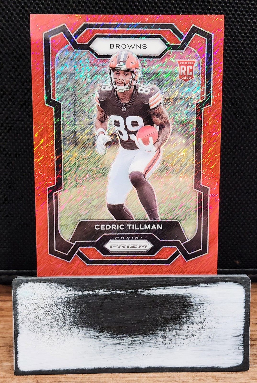 Cedric Tillman RC 2023 Prizm FOTL ROOKIE Red Shimmer #27/35 #321 Browns