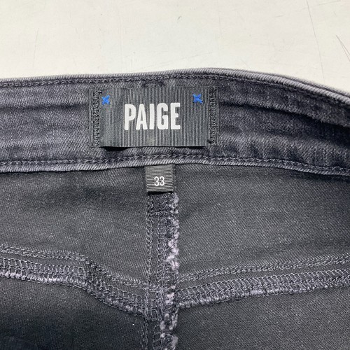Paige Laurel High Rise Canyon Jeans Damen Gr. 33 Schwarz 32 in NEU Neu mit Etikett - Bild 5 von 6