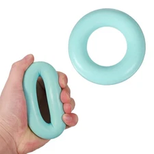 Grip Strength Trainer Rings, Hand Grip Strengthener, 3.5" & 20 LB & Mint Green