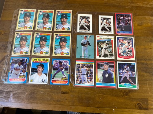 Huge Don Mattingly Lot Of Cards 240+ New York Yankees - Donnie Baseball 80’s-90s - Bild 13 von 15