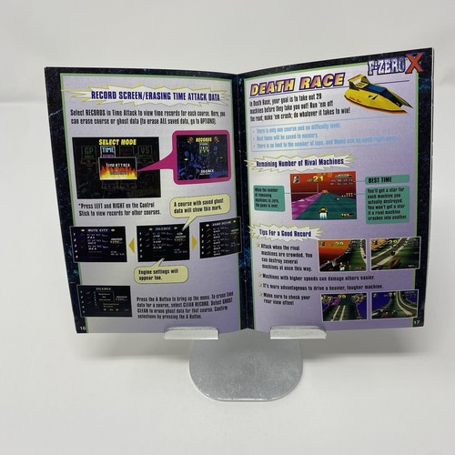 N64 F-Zero X CIB Near Mint Box Complete Manual Inserts Very Good Cart - Picture 19 of 19