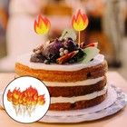  50 Pcs Birthday Cake Topper Toppers for Cakes Party Cupcake Decoration