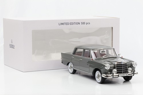 1:18 Mercedes-Benz 190 D W110 Heckflosse 1964 grau Norev limited - Picture 2 of 6