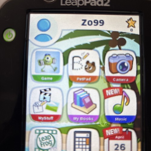 LeapFrog LeapPad 2 Lavendar Handheld Learning Game Tablet With 1 Game - Picture 2 of 23