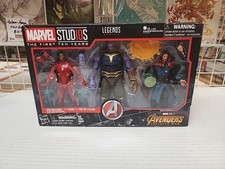 Marvel Legends First 10 Infinity War Iron Man Thanos Strange 3 Pack Box Damage