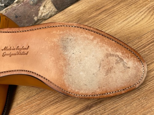 Church's Cheaney shoes tassel loafers calf UK 11 US 12 EU 45 F one brief try on - Picture 11 of 14