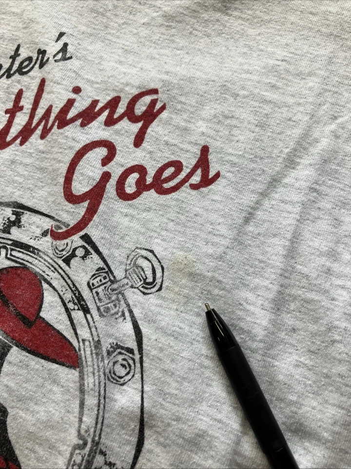 Camisa De Colección Años 90 Anything Goes Midland MI MCFTA Juego Local Puntada Única Gris L Foto 4 de 4