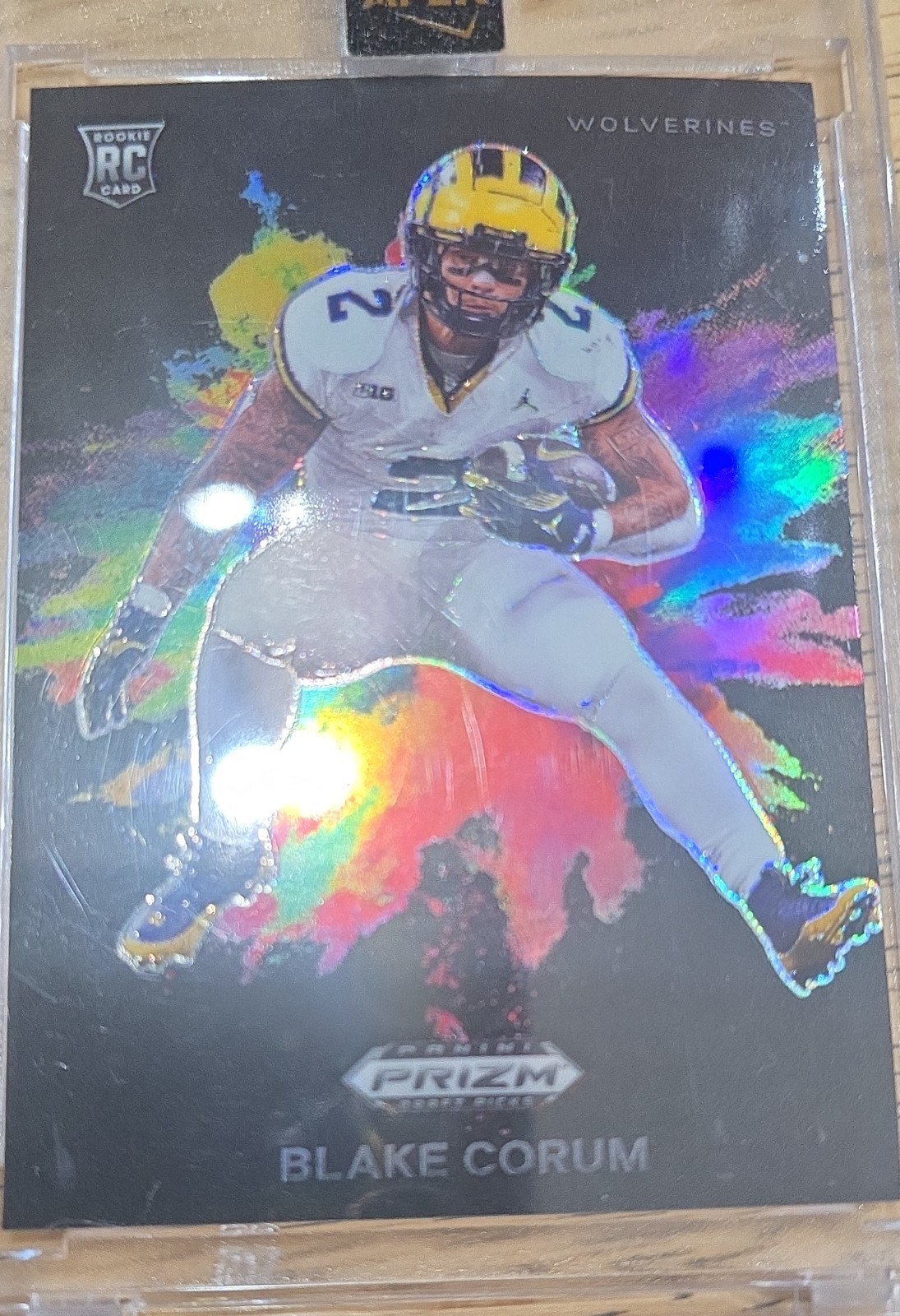 2024 Panini Prizm Draft Picks - Black Color Blast Blake Corum #CB-20 (RC)