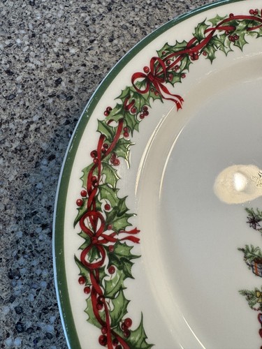 CHRISTOPHER RADKO Traditions Holiday Celebrations 6 Dinner Plates Christmas Tree - Bild 3 von 7