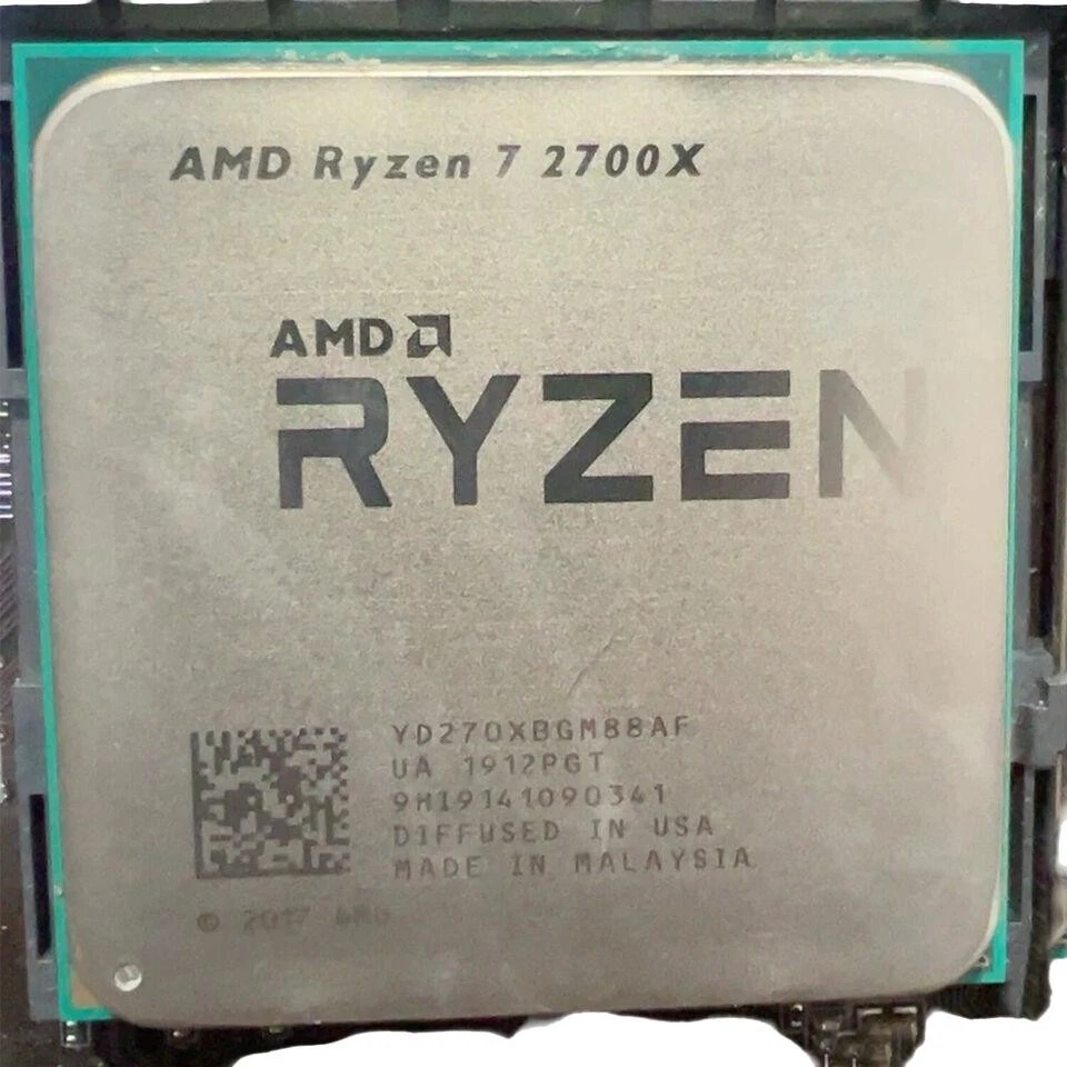 AMD Ryzen 7 3700X Ryzen 7 R7 2700x Ryzen 7 R7 1700X Socket AM4 CPU Processor - Image 3 of 3