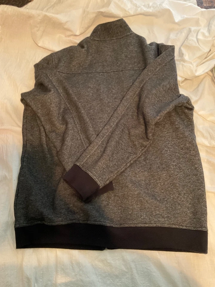 Apt.9 Black marbel Fleece Jacket XL Tall - Image 2 of 3