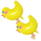  2 Pcs Foil Balloons Birthday Colorful Aluminum Cartoon Animal Decor