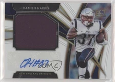 2019 Panini Select White Prizm /35 Damien Harris #JM-DA Auto RC 4l3