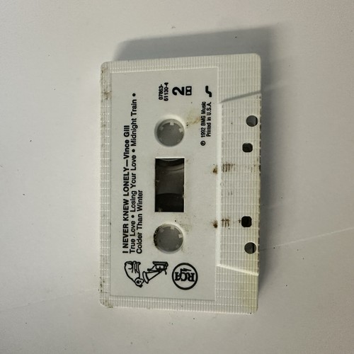 Vince Gill – I Never Knew Lonely Cassette Single Country Music 1992 - Picture 5 of 5