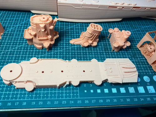 3D Printed 1/350 Japanese Navy Yoshino Cruiser Unpainted Model Kit NEW - Picture 8 of 9