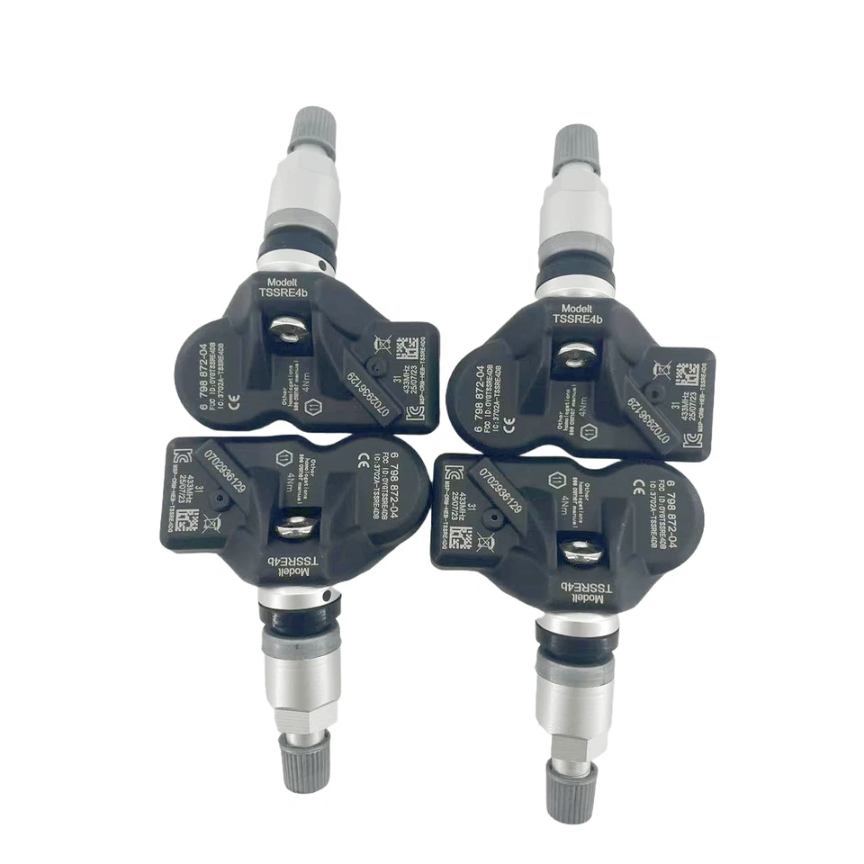 4PCS 36106798872 433MHz Tire Pressure Monitoring Sensor TPMS For BMW X1 X3 Z4 M5 Foto 4 de 4