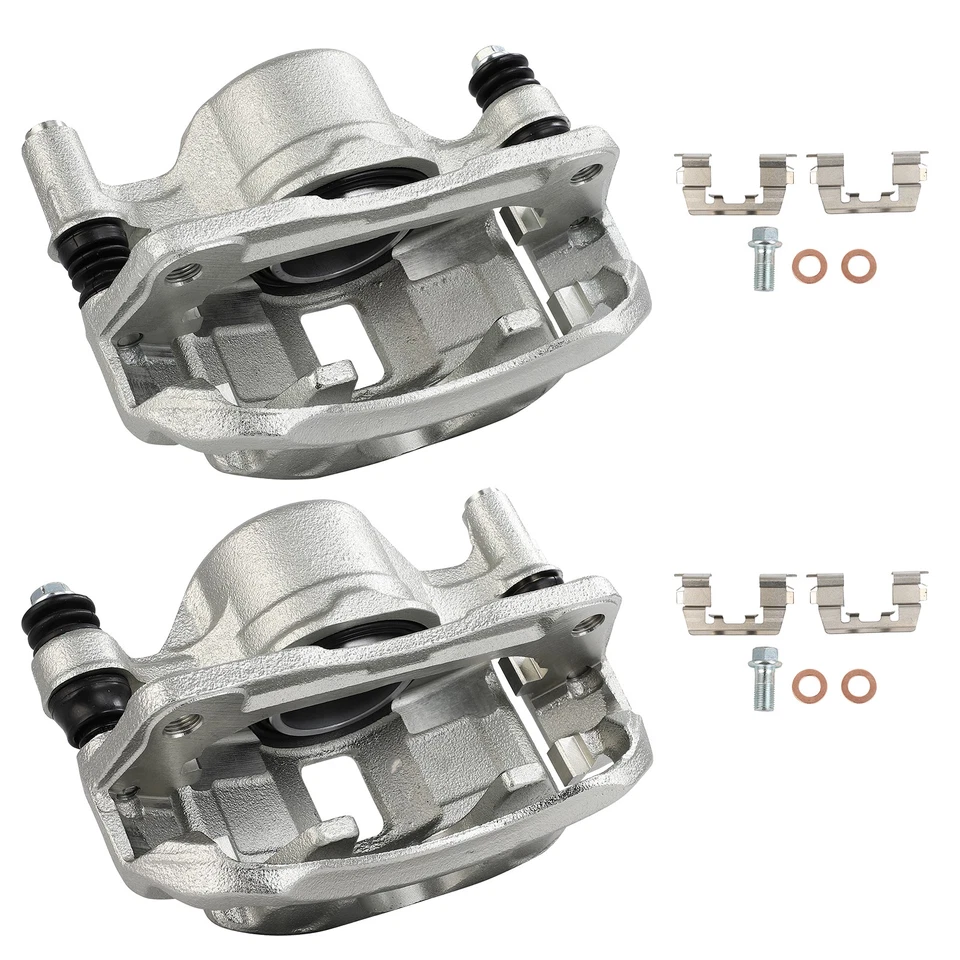 Pinzas de freno delanteras 2 piezas para Hyundai Accent 2000-2005 Hyundai Excel 1990-1994 Foto 3 de 4