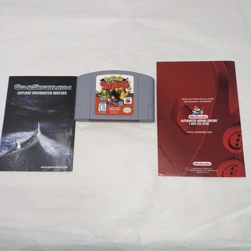 Pokémon Snap Nintendo 64 N64 1999 In Box with Instruction Book TESTED WORKING - Picture 2 of 8