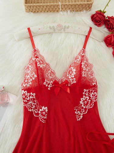Women's Sexy Lingerie Sleepwear Babydoll Underwear Lace Dress G-String Nightwear - Picture 100 of 142