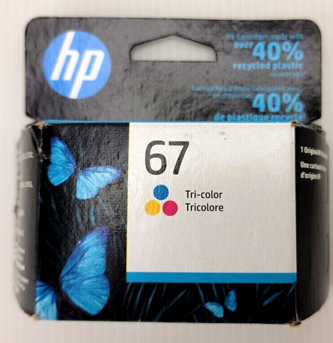 Cartucho de tinta tricolor HP 67 - Imagen 1 de 3