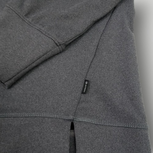 Top Pullover MPG Sport Mujer Talla Mediana Gris Sereno Lujo Abertura Lateral - Imagen 4 de 11