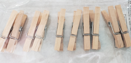 Clothes Pins, natural, scrapbook 3D embellishment Jolee's by You JJGA022D - Picture 8 of 8