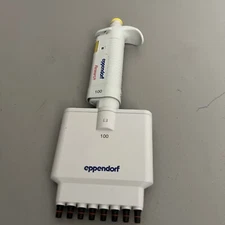 Eppendorf  Research 8 Channel Pipette 100 10-100 uL Pipetman Pipetted