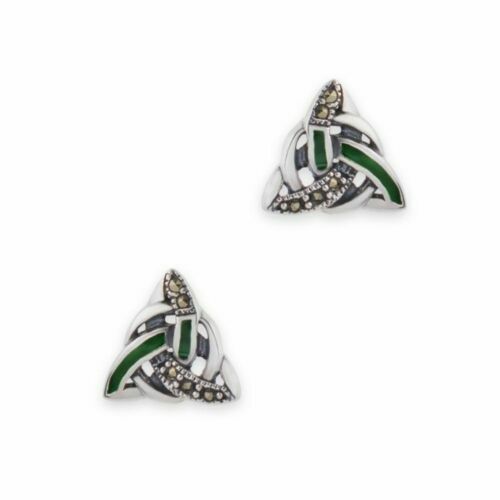Broche Art Déco En Argent Massif Avec Marcassite - Forme Fleur Vintage - Bijou Ancien Occasion
