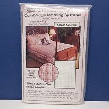 CAMBRIDGE MARKING SYSTEMS Fabric Template 6 I...