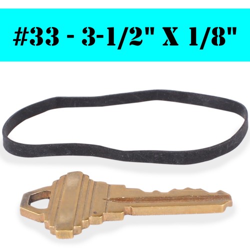 1LB Black UV #33 Rubber Bands USA Bulk Lot Large Angler Fishing Lure 3.5" 1/8 - Picture 2 of 9