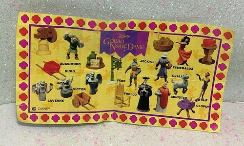 DISNEY PERSONAGGIO OVETTI NESTLE' E MOTTA 1996 IL GOBBO DI NOTRE DAME - Picture 24 of 25