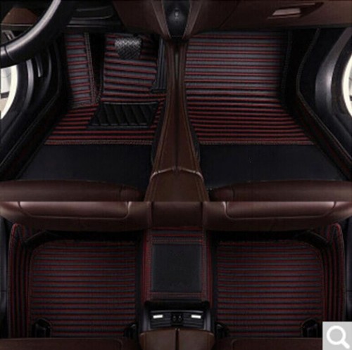 For Audi Q3 Q5 Q7 Car Floor Mats Custom Striate Luxury Carpet Mats All Weather - Imagen 18 de 23