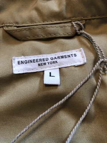 Parka Engineerd Large Garments Bnwts Khaki Poplin xqw4TgzwYE