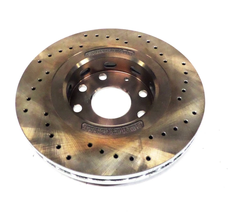 2015 Mini Cooper Left Front Brake Rotor SportStop Drill and Slotted - Image 2 of 3