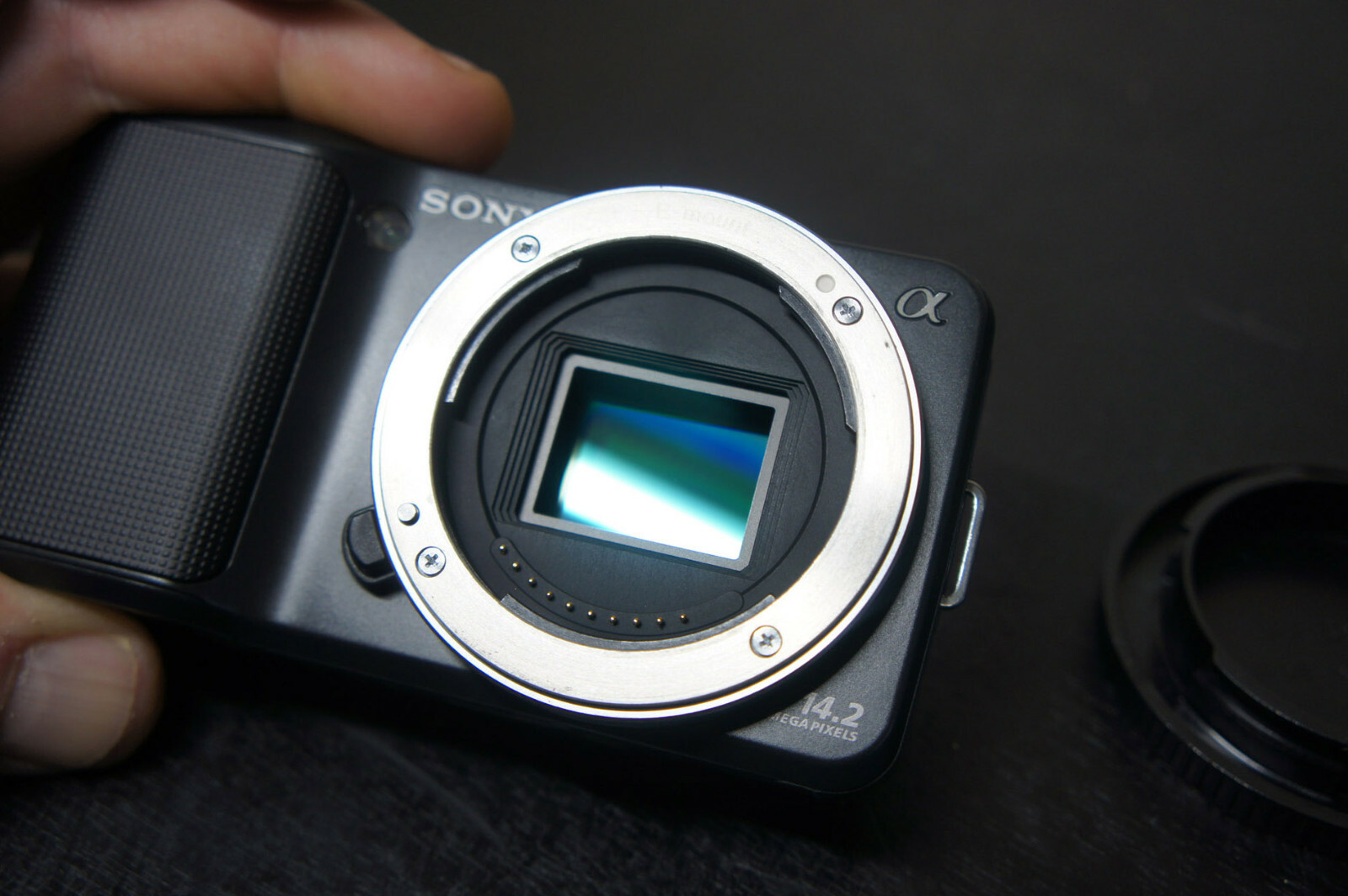 WORKING Sony Alpha NEX-3 Digital Camera Black Body ONLY bad memory card spring Świetna okazja