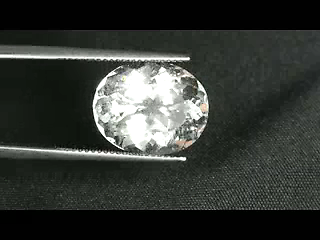 10,21 ct ULTRA RARE TOP GLÄNZEND " Color less AS NATURAL APATITE SEE VIDEO!! - Video 1 von 1