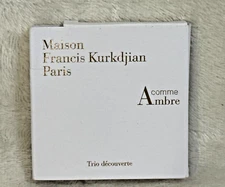 Maison Francis Kurkdjian - Discovery Trio of Sample Unisex Perfumes -EDP - NIB!
